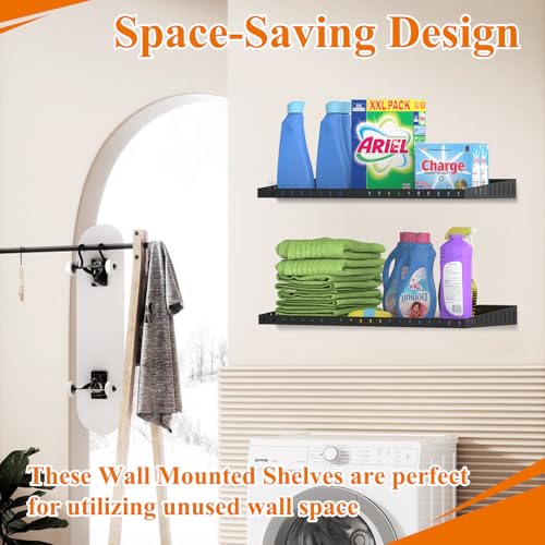 12 x 24 Inch Garage Wall Shelves (2 Count)