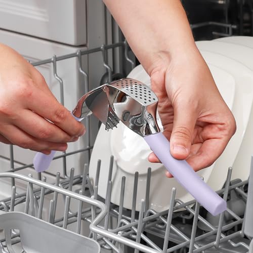 Metal Comfort Grip Garlic Press