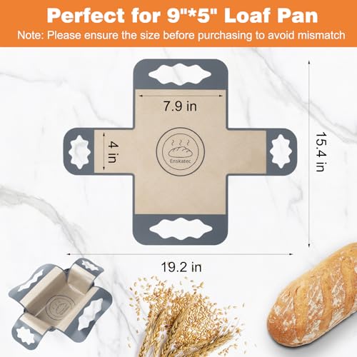 2 Pcs Silicone Bread Loaf Pan Liners