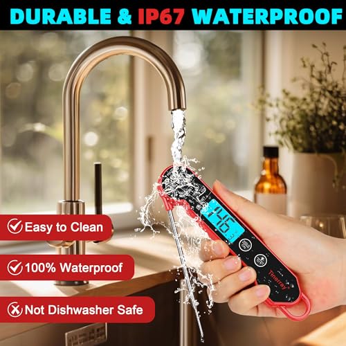Professional Digital Meat Thermometer Instant Read Waterproof