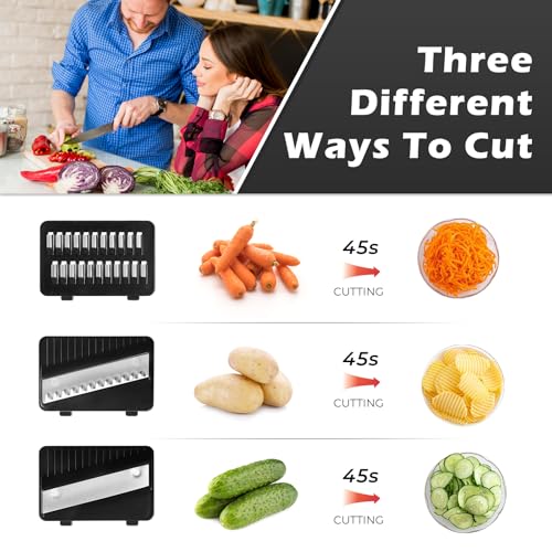 3‑In‑1 Handheld Mandoline Slicer