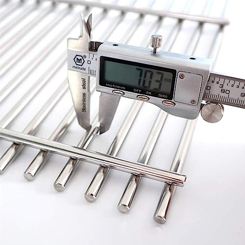 18 13 16" 7MM Solid Stainless Steel Cooking Grates Replacement Parts for Kitchen Aid 720