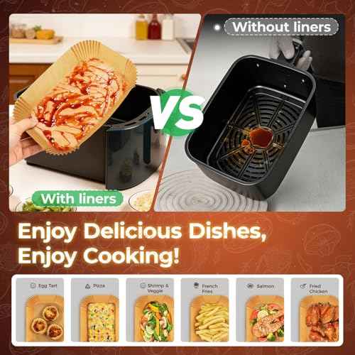 305Pcs Air Fryer Liners 8.5" x 5.5" for Bella Slim (305 Count)