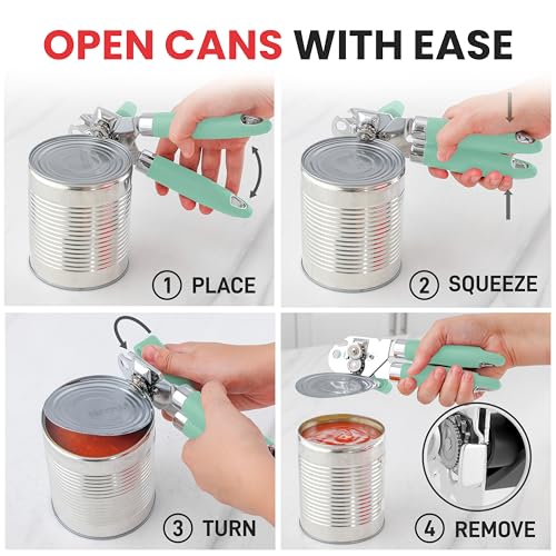 Can Opener with Large Bottle Opener