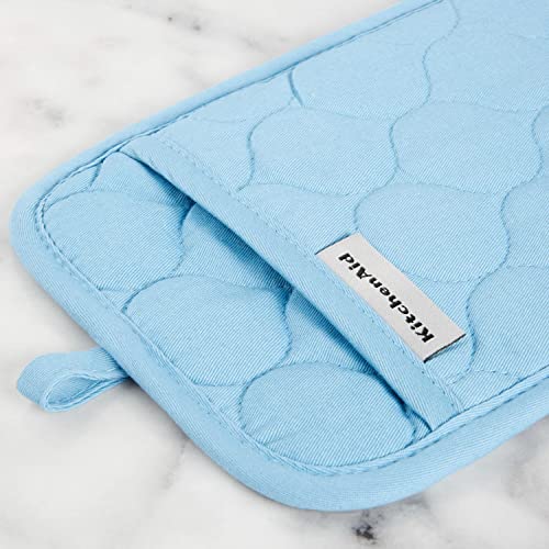 Quilted Cotton Terry Cloth Oven Mitt
