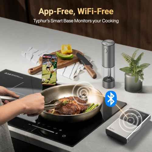 Wireless Meat Thermometer with Smart WiFi Connectivity (2 Count)