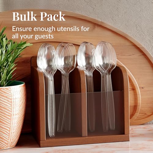 300 Plastic Spoons Bulk (300 Count)