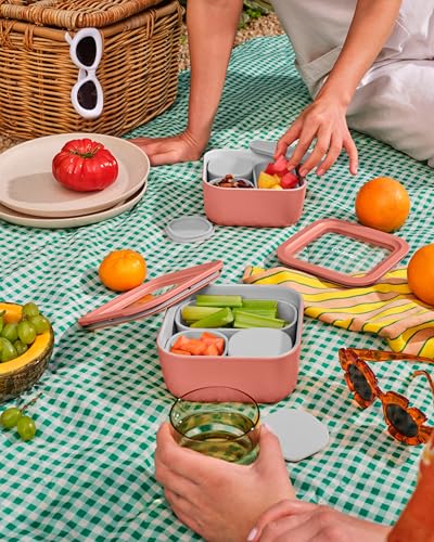 6 Piece Glass Food Storage Container Set (6 Count)