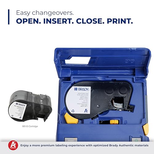 M510 Portable Industrial Label Printer Kit with Safety and Facility ID Software