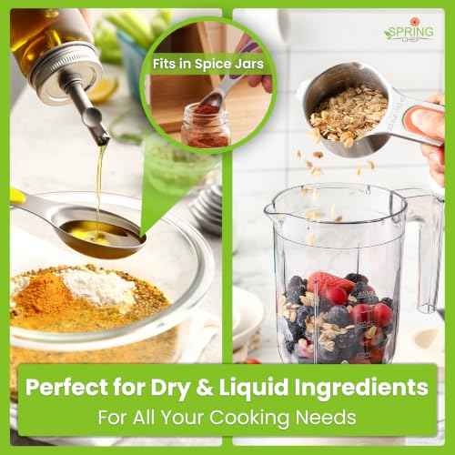 Magnetic Measuring Cups & Spoons Set of 15 (15 Count)