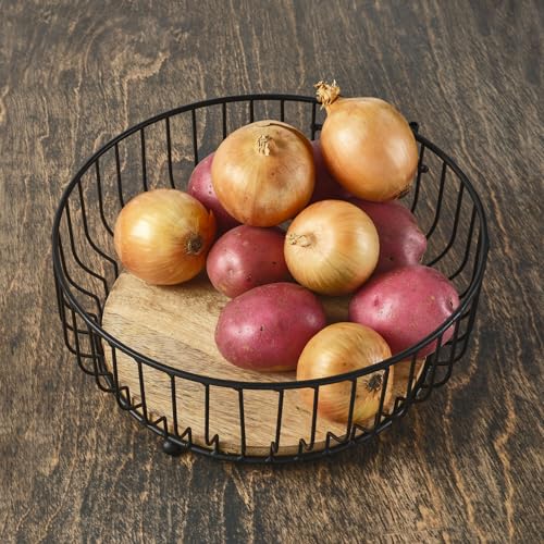 Savannah Fruit Storage Basket with Removable Banana Hook