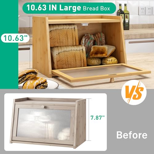 Bread Box for Kitchen Counter
