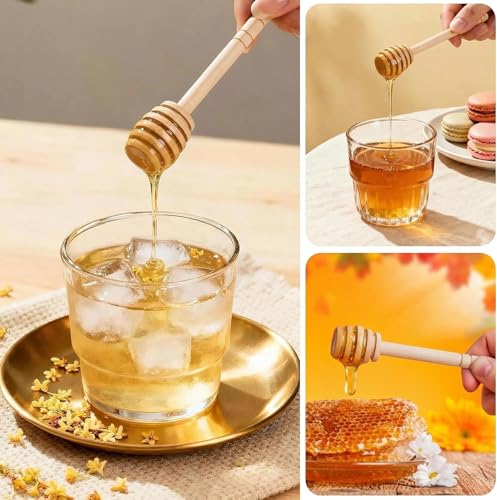 10Pcs Honey Dipper Sticks