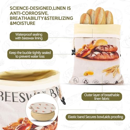 2 Pack Beeswax Bread Bag (2 Count)