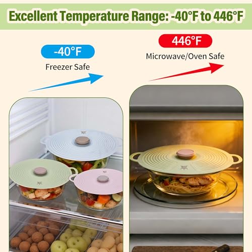 Silicone Lids for Bowl 3 Pack (3 Count)