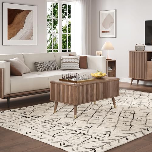 Lift Top Coffee Table with Storage for Living Room