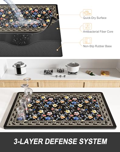 Dish Drying Mat for Kitchen Counter