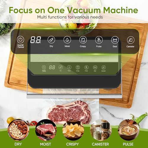 85Kpa Food Vacuum Sealer with Digital Timer