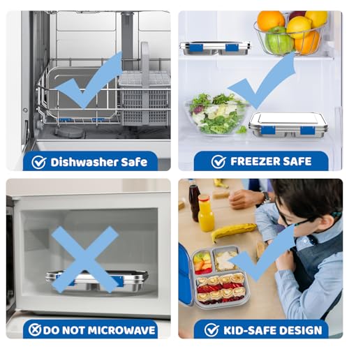 Stainless Steel Bento Box for Kids 1000ml