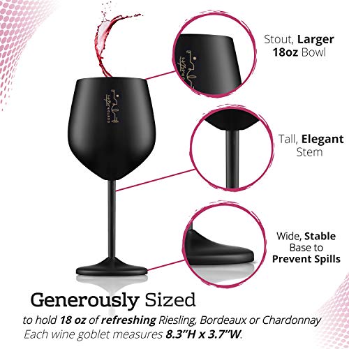 Stainless Steel Wine Glass (2 Count)