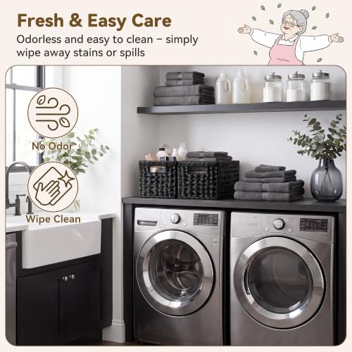 Black Wicker Basket (2 Count)