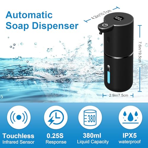2 Pack Automatic Liquid Soap Dispenser Touchless