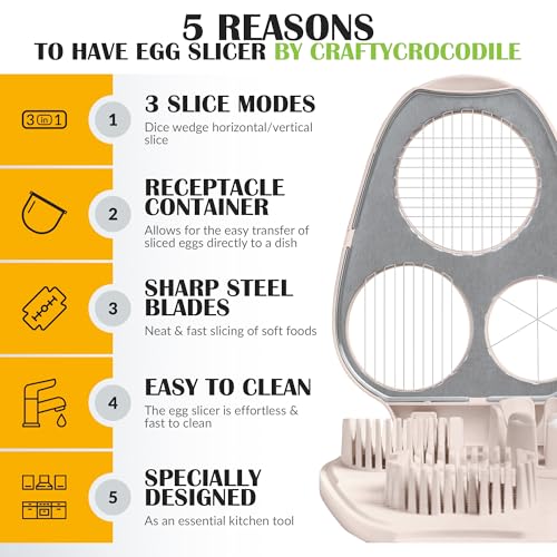 Egg Slicer for Hard Boiled Eggs