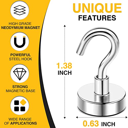 Magnetic Hooks (6 Count)