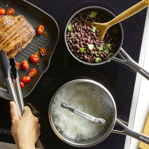 Hard Anodized Induction Sauce Pan with Lid