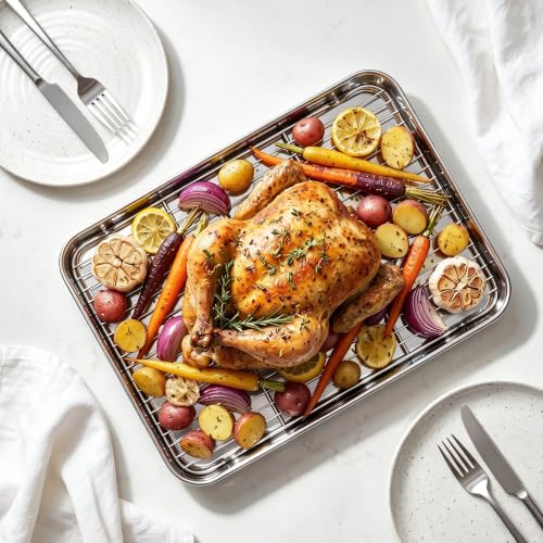 Baking Sheet with Wire Rack Set (5 Count)