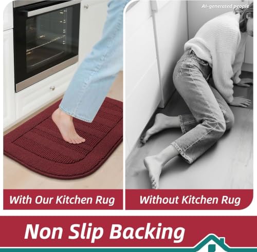 24x36 Inch Kitchen Rugs Non Slip Washable Kitchen Sink Rug