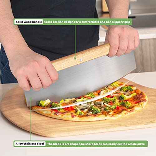 20''Pizza Stone for Oven and Grill with Pizza Peel