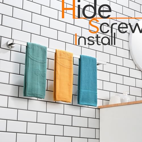 36 Inch Bathroom Towel Bar Bath Towel Rack Kitchen Towel Holder Long Towel Rails Wall Mounted SUS304 Stainless Steel Polished Chrome AN4001CH
