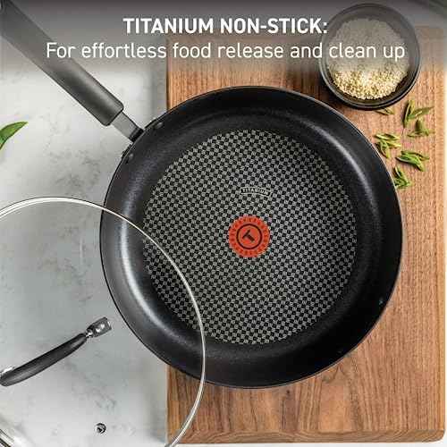 Ultimate Hard Anodized Nonstick Fry Pan With Lid 12 Inch