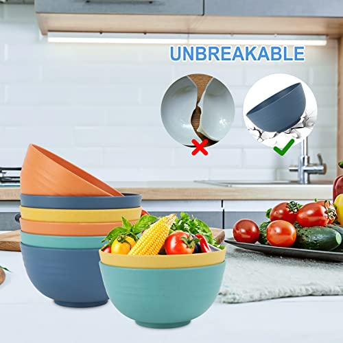 Wheat Straw Bowl Sets (8 Count)