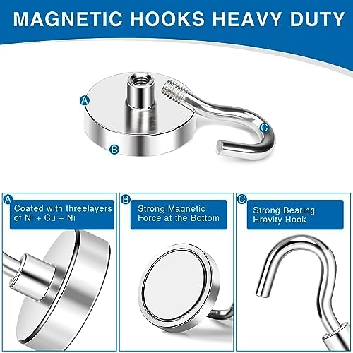 Magnetic Hooks for Cruise Essentials 2026 Cabins Door 25 Pack (25 Count)