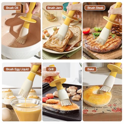Oil Dispenser with Brush for Kitchen