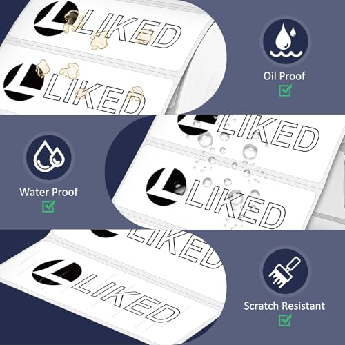 L LIKED 3" x 1" Direct Thermal Label (1400 Count)