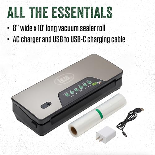 Products MaxVac Go Cordless Plastic Vacuum Sealer with 11.8 Inch Seal Bar