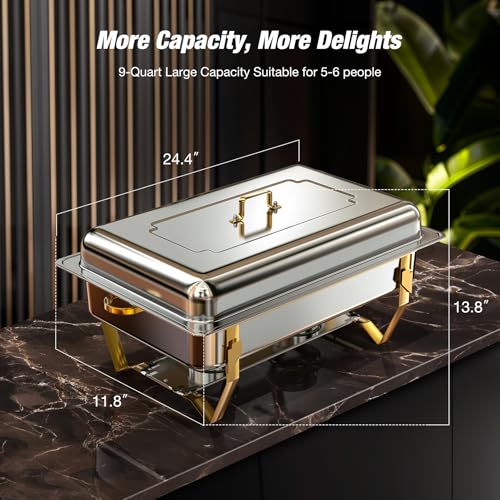 Gold Chafing Dishes for Buffet