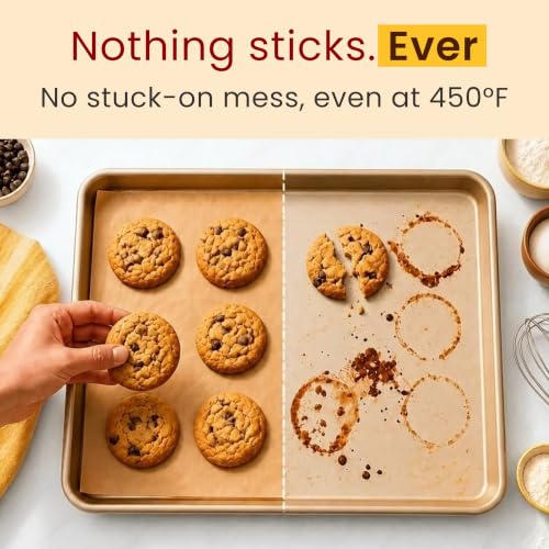 Unbleached Parchment Paper for Baking (520 Count)