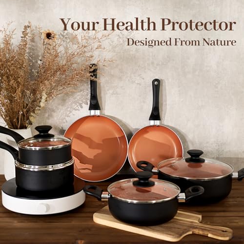 Ceramic Pots and Pans Set