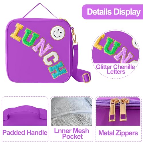 Insulated Lunch Bag With Adjustable Shoulder Strap