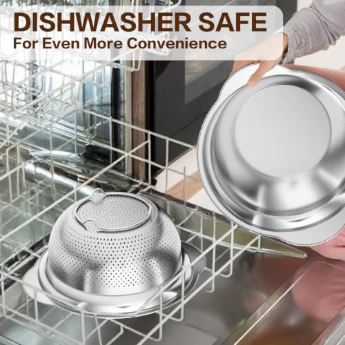 3.5QT Colander with Bowl (2 Count)