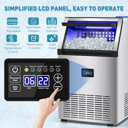 Commercial Ice Maker Machine (55 Count)
