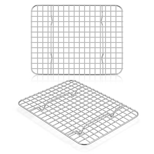9.75"x7.5" Stainless Steel Cooling Rack Set Fit 10x8 Inch Sheet Pan