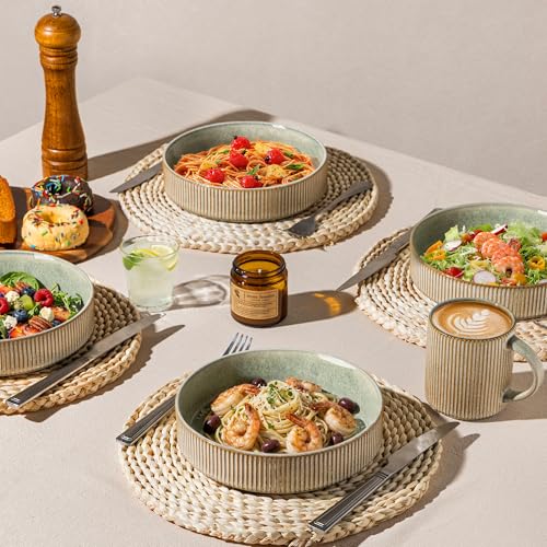 7.5 Inch Pasta Bowls Set of 4 (4 Count)