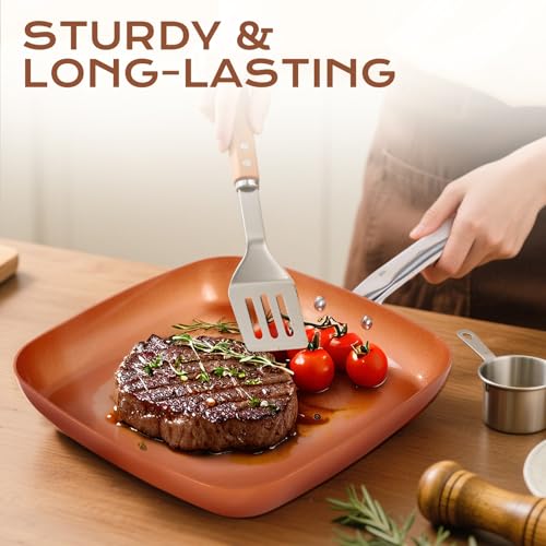 Non Stick Copper Square Frying Pan