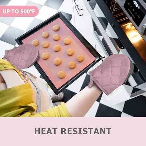 1 Pair Short Oven Mitts