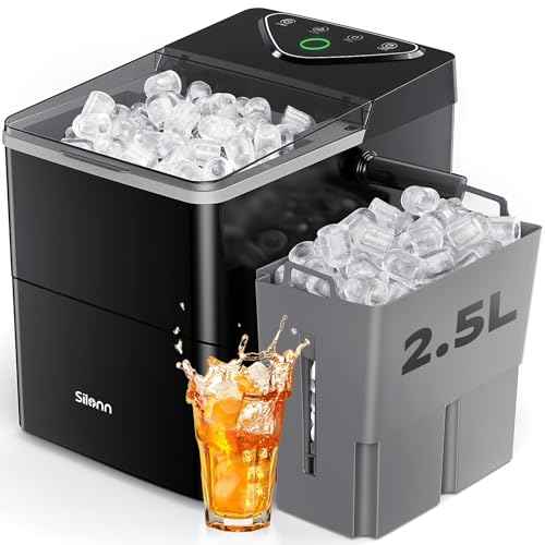 Countertop Ice Maker with 2.5L Expandable Ice Basket